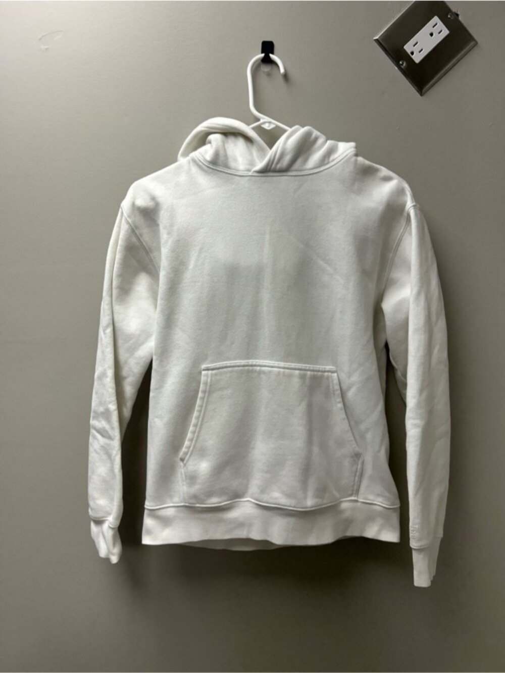 TNA Women’s Cozy AF Fleece White Hoodie